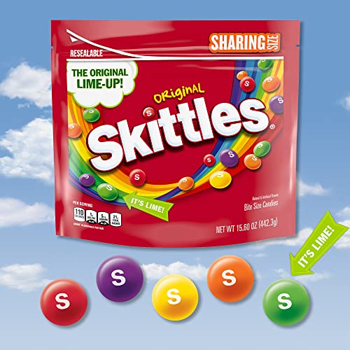 SKITTLES Original Chewy Summer Candy Sharing Size, 15.6oz