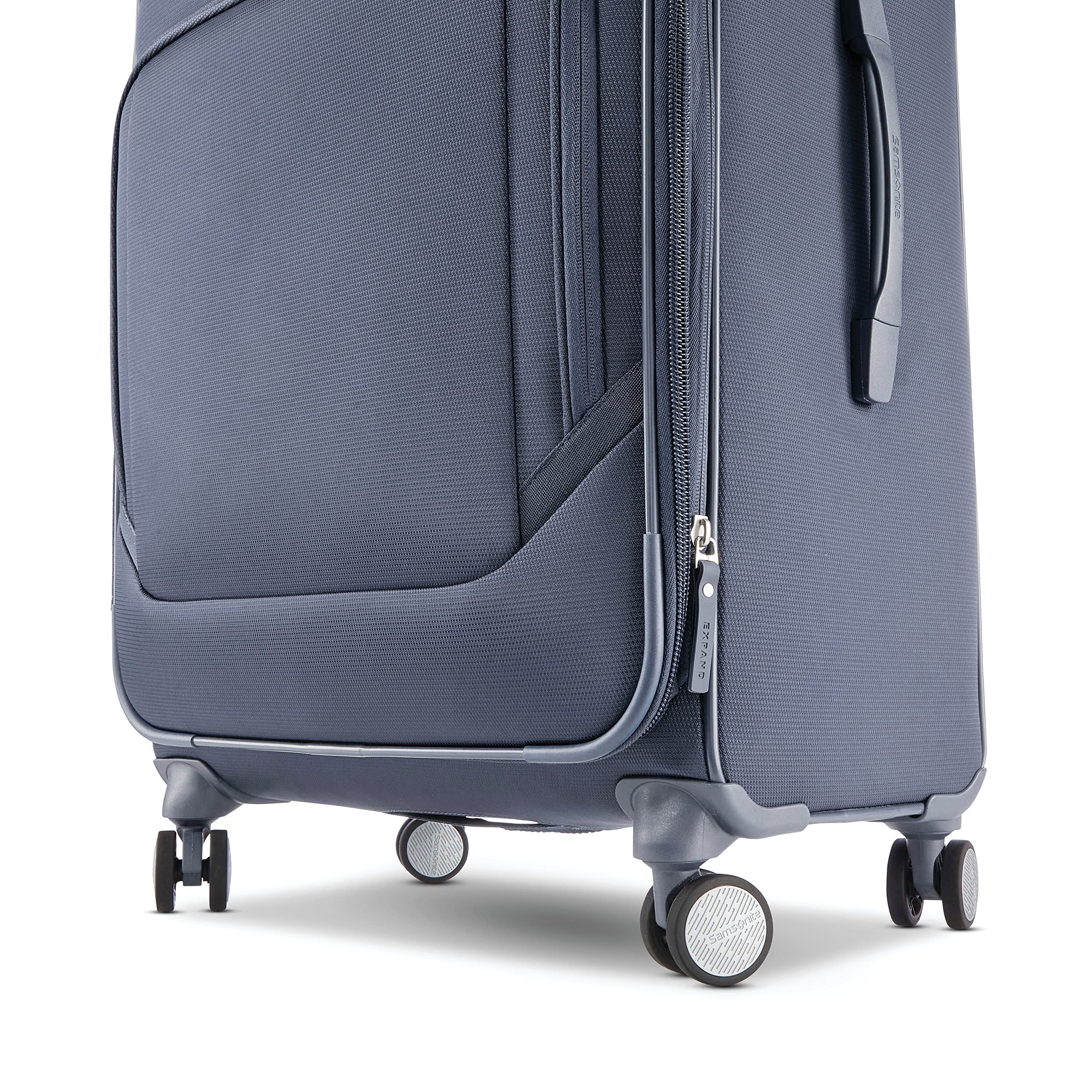 Samsonite Ascentra Softside Luggage, Carry-On Spinner, Slate