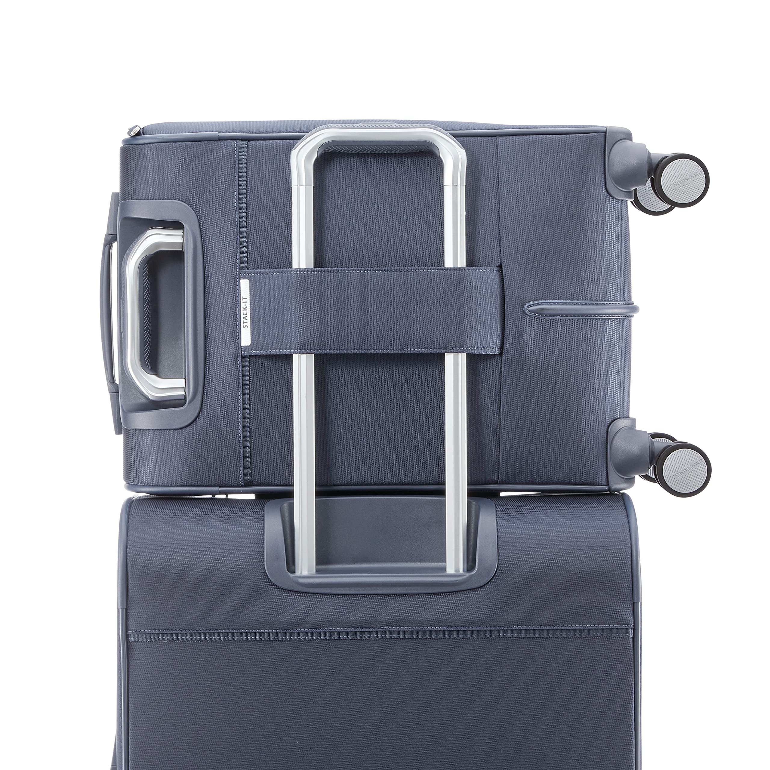 Samsonite Ascentra Softside Luggage, Carry-On Spinner, Slate