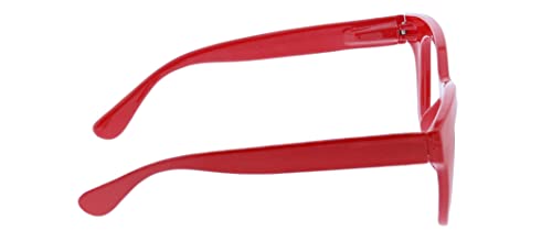 Peepers by PeeperSpecs Oprah's Favorite Women's Center Stage Oversized Blue Light Blocking Reading Glasses - Red +1.50