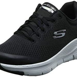 Skechers Men's Arch Fit Blk-red 11 WW US