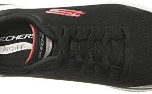 Skechers Men's Arch Fit Blk-red 11 WW US