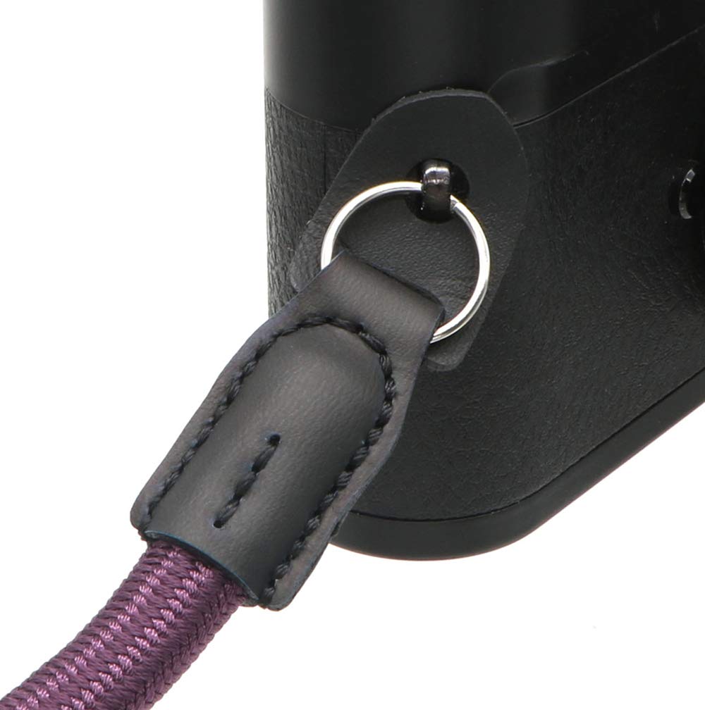 HITHUT Quick Release Camera Hand Strap Wrist Strap for SLR DSLR Digital Mirrorless Cameras Adjustable Purple