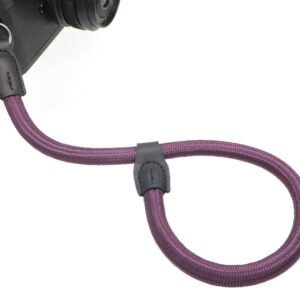 HITHUT Quick Release Camera Hand Strap Wrist Strap for SLR DSLR Digital Mirrorless Cameras Adjustable Purple