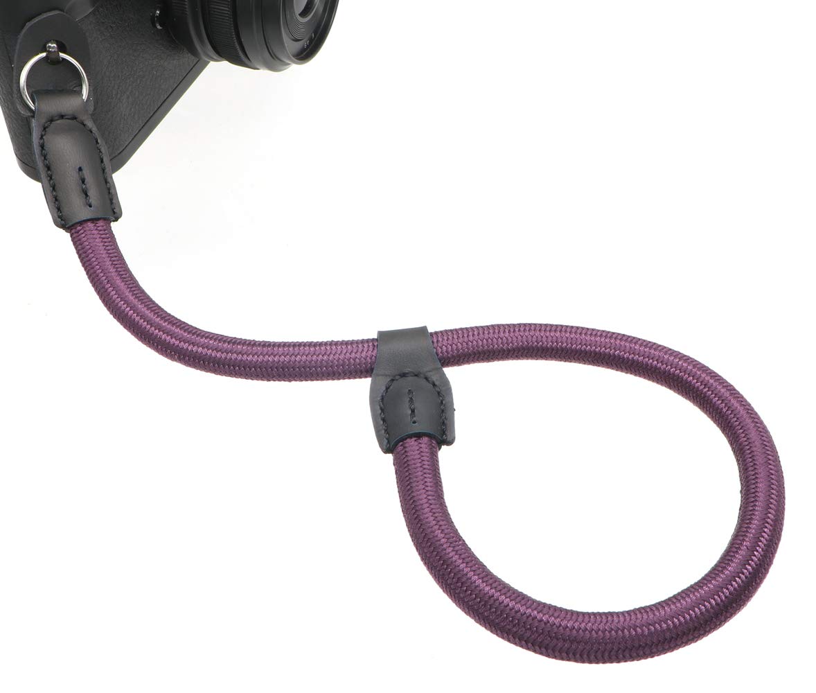 HITHUT Quick Release Camera Hand Strap Wrist Strap for SLR DSLR Digital Mirrorless Cameras Adjustable Purple