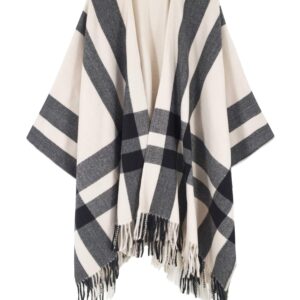 Breezy Lane Shawl Wraps for Women Ponchos Ruana Wraps Cardigan Holiday Gifts for Women