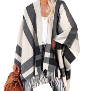 Breezy Lane Shawl Wraps for Women Ponchos Ruana Wraps Cardigan Holiday Gifts for Women