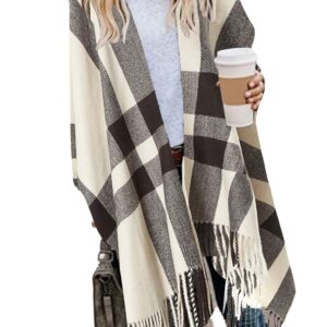 Breezy Lane Shawl Wraps for Women Ponchos Ruana Wraps Cardigan Holiday Gifts for Women