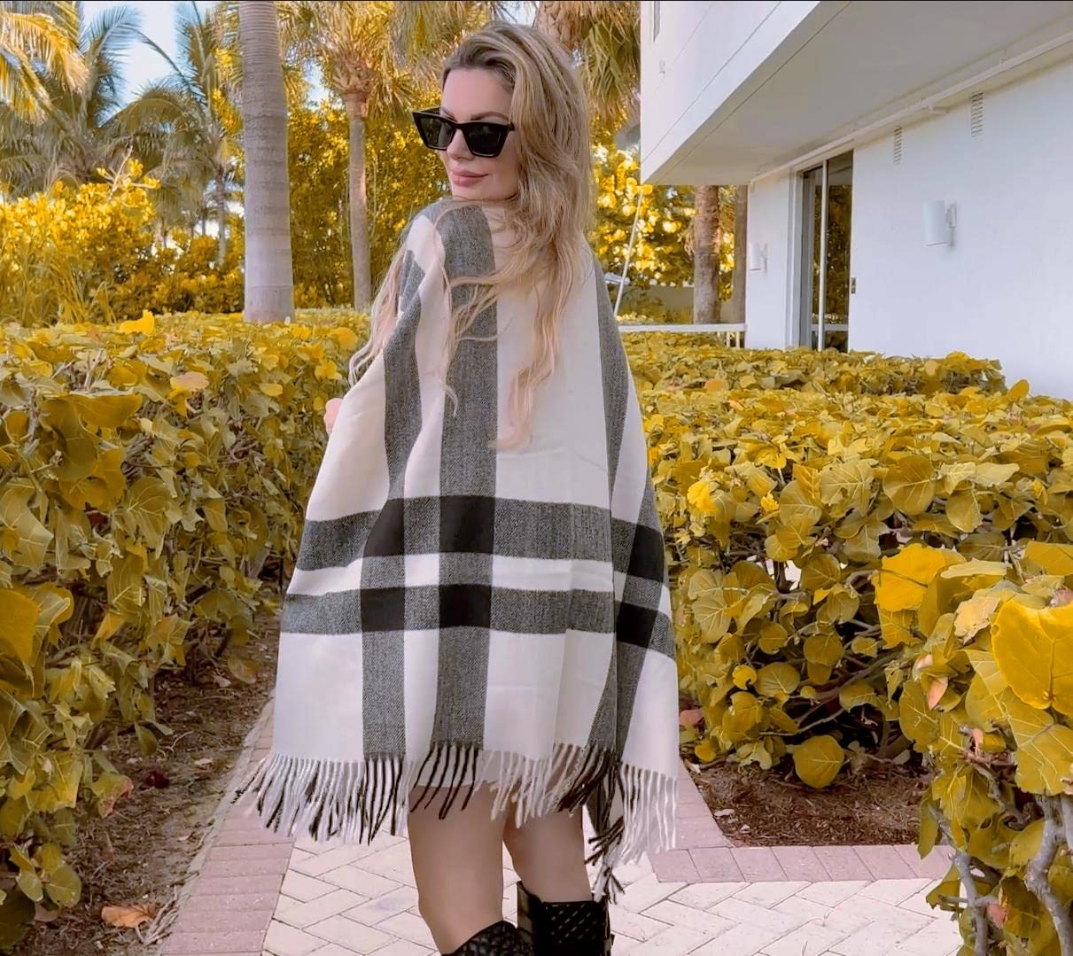 Breezy Lane Shawl Wraps for Women Ponchos Ruana Wraps Cardigan Holiday Gifts for Women