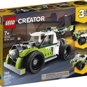 LEGO Creator 3in1 Rocket Truck 31103 Building Kit, Cool Buildable Toy for Kids, New 2020 (198 Pieces)