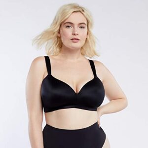 Savage X Fenty, Women's, Curvy Wireless Bra, Black Caviar, 42D