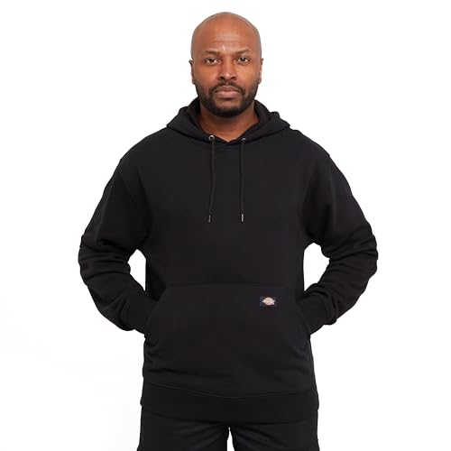 Dickies Men's Pullover Fleece Hoodie, Black, X-Large