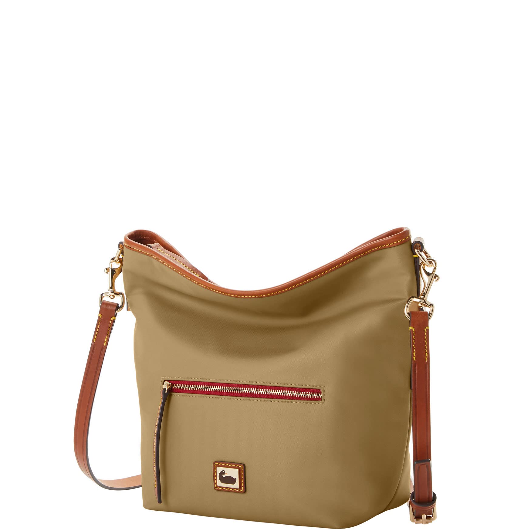 Dooney & Bourke Handbag, Small Hobo Crossbody - Taupe