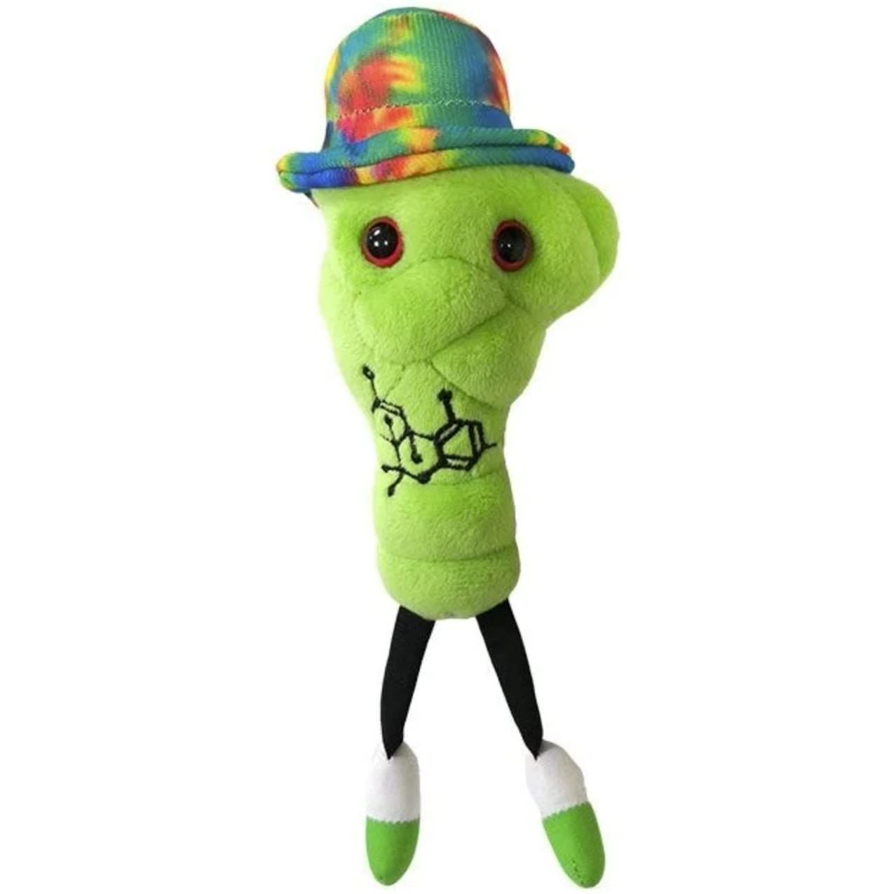 GIANTmicrobes THC Plush – Learn About Tetrahydrocannabinol, Science and Health with This Fun Gift for Friends, Scientists, Educators, Healthcare Experts and Anyone with a Healthy Sense of Humor