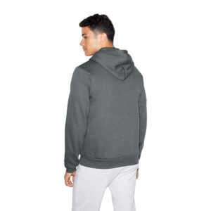 American Apparel Men's Flex Fleece Long Sleeve Zip Hoodie, Asphalt, X-Small