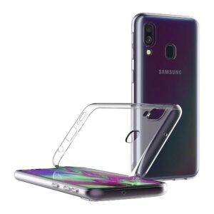 MaiJin Case for Samsung Galaxy A40 (5.9 inch) Soft TPU Rubber Gel Bumper Transparent Back Cover