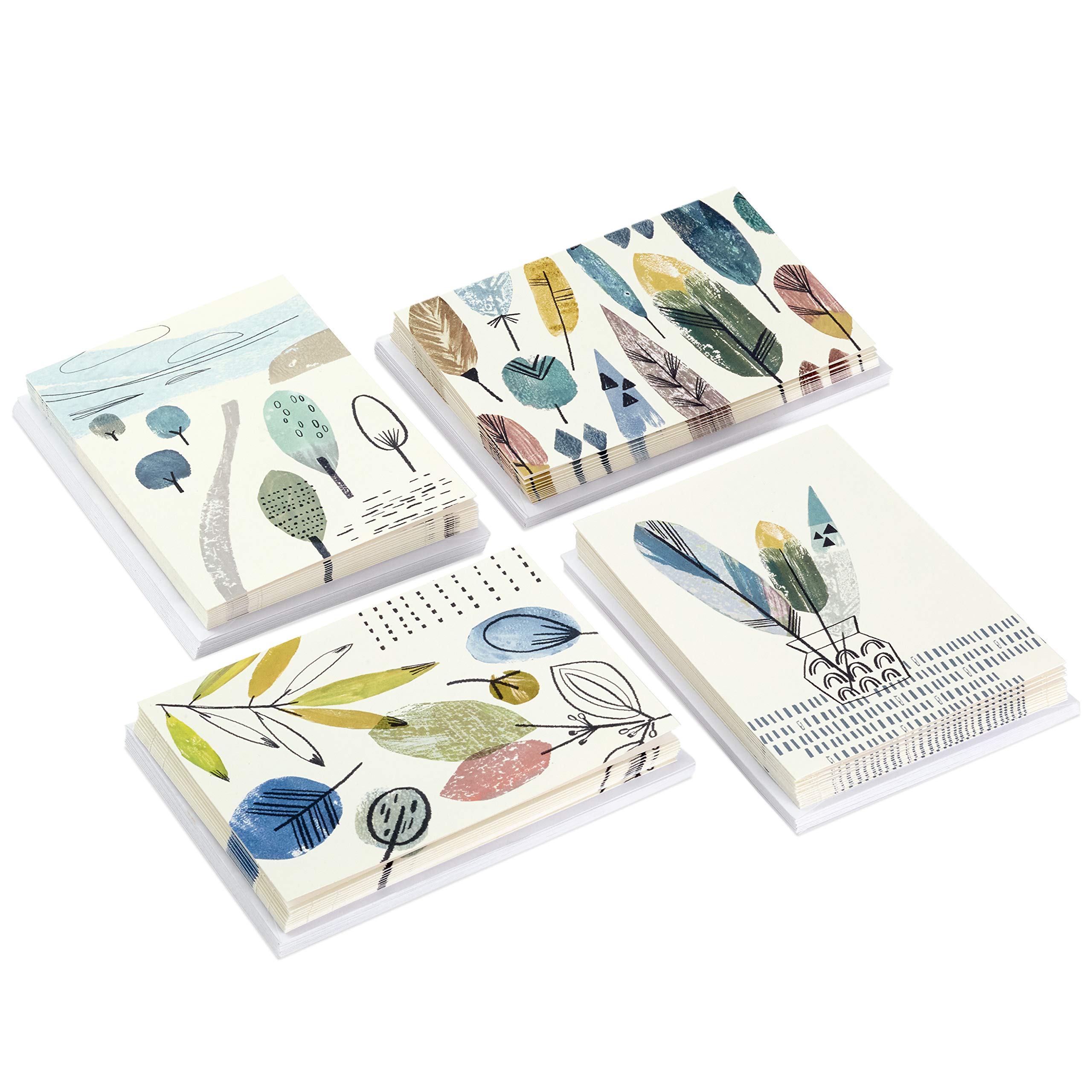 Hallmark Blank Cards Assortment, Nature Prints (48 Cards with Envelopes)