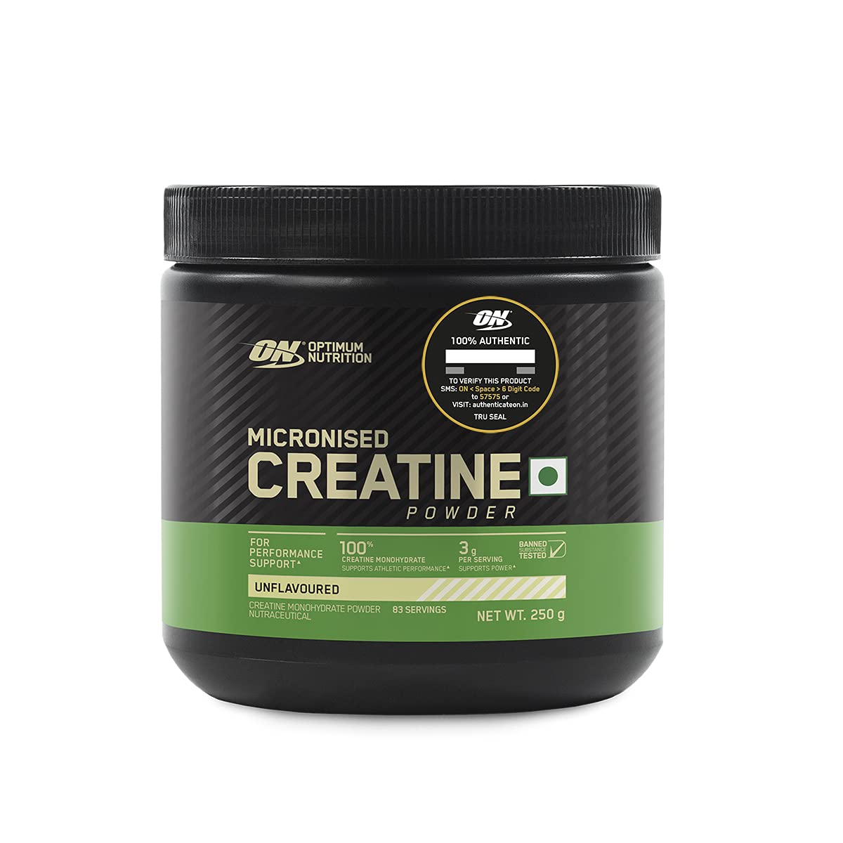 Optimum Nutrition ON Gold Standard 100% Whey Protein Primary Source Isolate - Double Rich Chocolate, 2 Lbs + ON Micronized Creatine Monohydrate Powder - Unflavored, 300 Grams