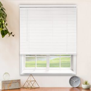 chicology blinds for windows , mini blinds , window blinds , door blinds , blinds & shades , camper blinds , mini blinds for windows , horizontal window blinds , gloss white , 47"w x 36"h