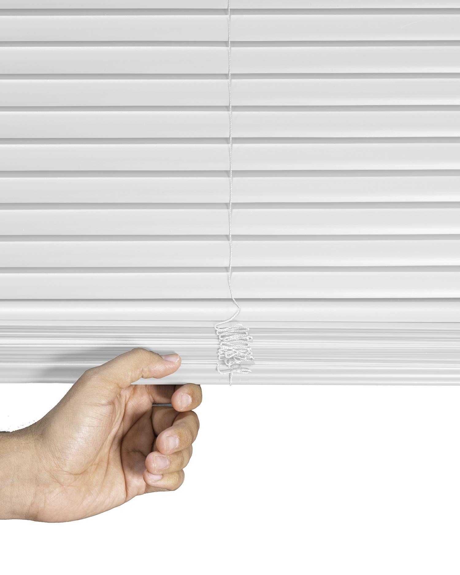 CHICOLOGY Blinds for Windows , Mini Blinds , Window Blinds , Door Blinds , Blinds & Shades , Camper Blinds , Mini Blinds for Windows , Horizontal Window Blinds , Gloss White , 47"W X 36"H