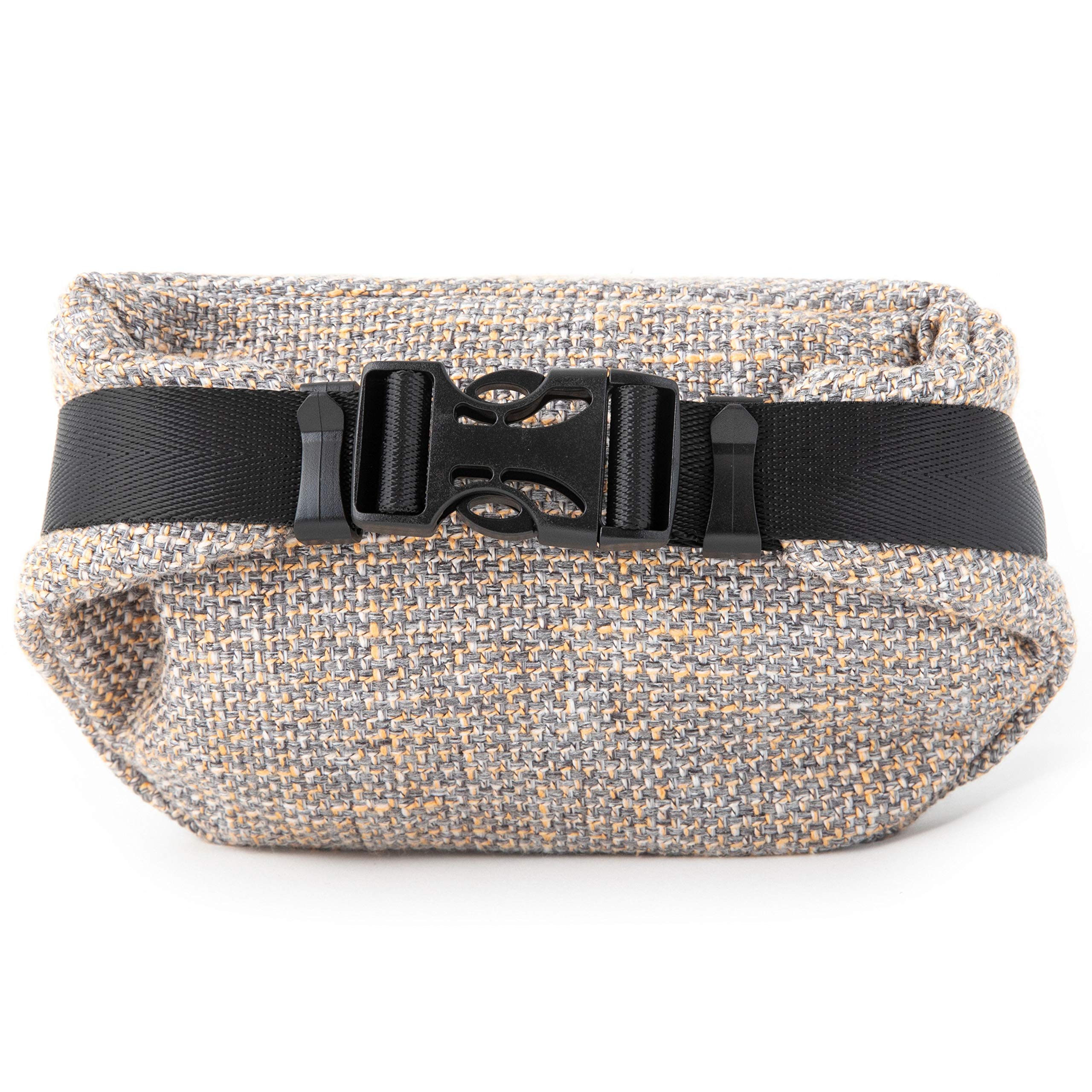 DIME BAGS Stash Pack Hemp Waist Pack | Small Hipster Fanny Pack with Adjustable Strap (Sand)