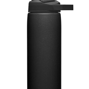 CamelBak Chute Mag 20oz Vacuum Insulated Stainless Steel Water Bottle, Black