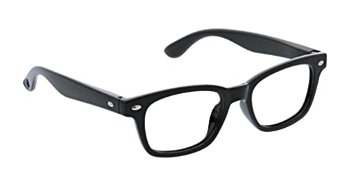 Peepers by PeeperSpecs Clark Blue Light Blocking Reading Glasses, Black +2.00