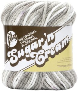 lily yarn sugar'n cr, greige ombre