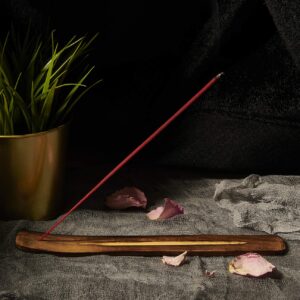 Chakra & Luck Ultra Premium Natural Incense Sticks. 7 Chakras, 49 Piece Variety Gift Pack in Lotus, Jasmine, Eucalyptus, Rose, Lavender, Ylang - Ylang and Cedar Scents with a Free Wood Stick Holder