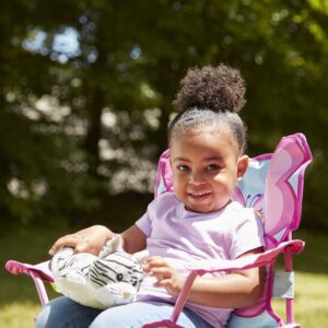 Melissa & Doug Cutie Pie Butterfly Camp Chair (Frustration-Free Packaging) , Pink