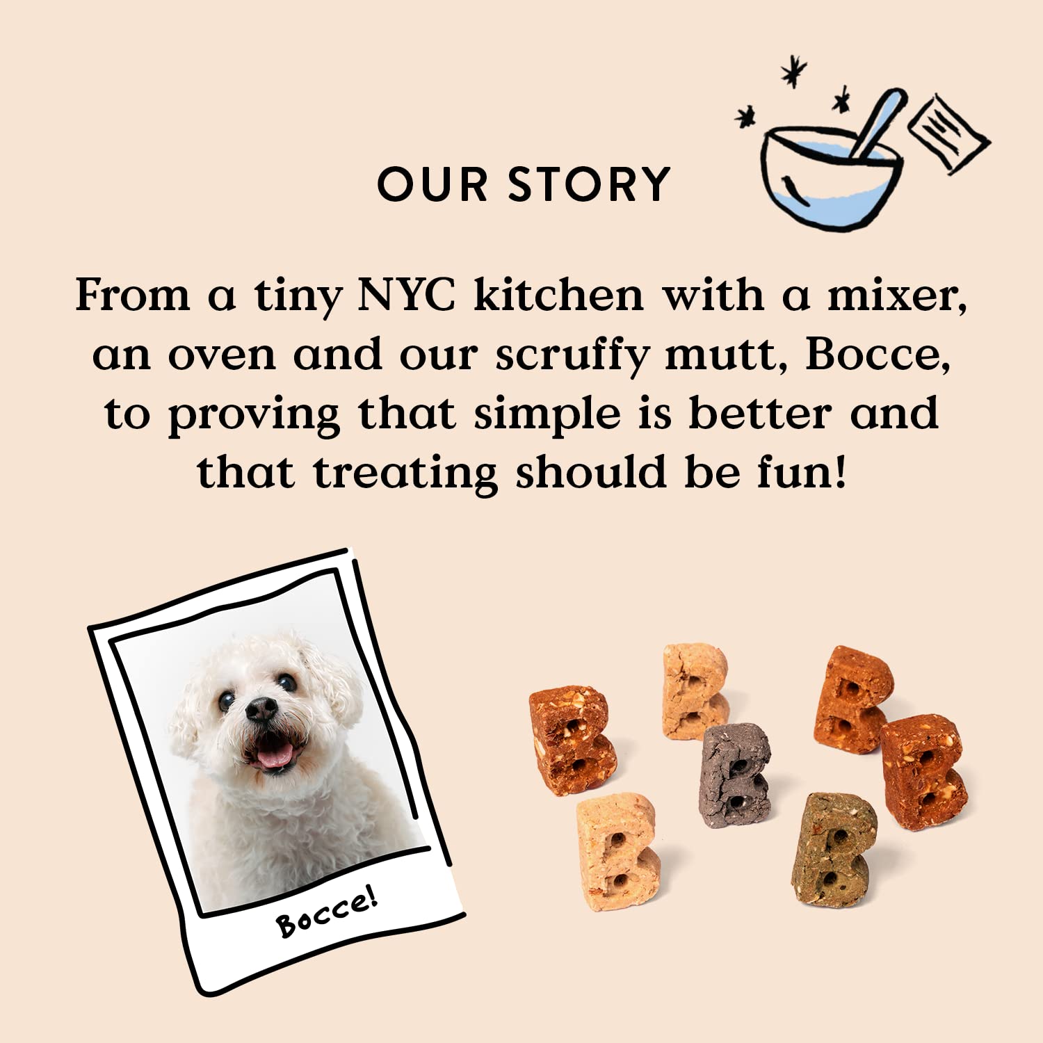 Bocce's Bakery Say Moo Beef & Cheddar Training Treats for Dogs, Wheat-Free Dog Treats, 6 oz Bag