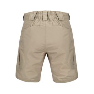 Helikon-Tex Urban (UTS) Tactical Shorts for Men - Lightweight & Breathable Cargo Shorts for Tactical, Military, Police, Hiking, & Hunting (Khaki PolyCotton Ripstop W36, L8.5)