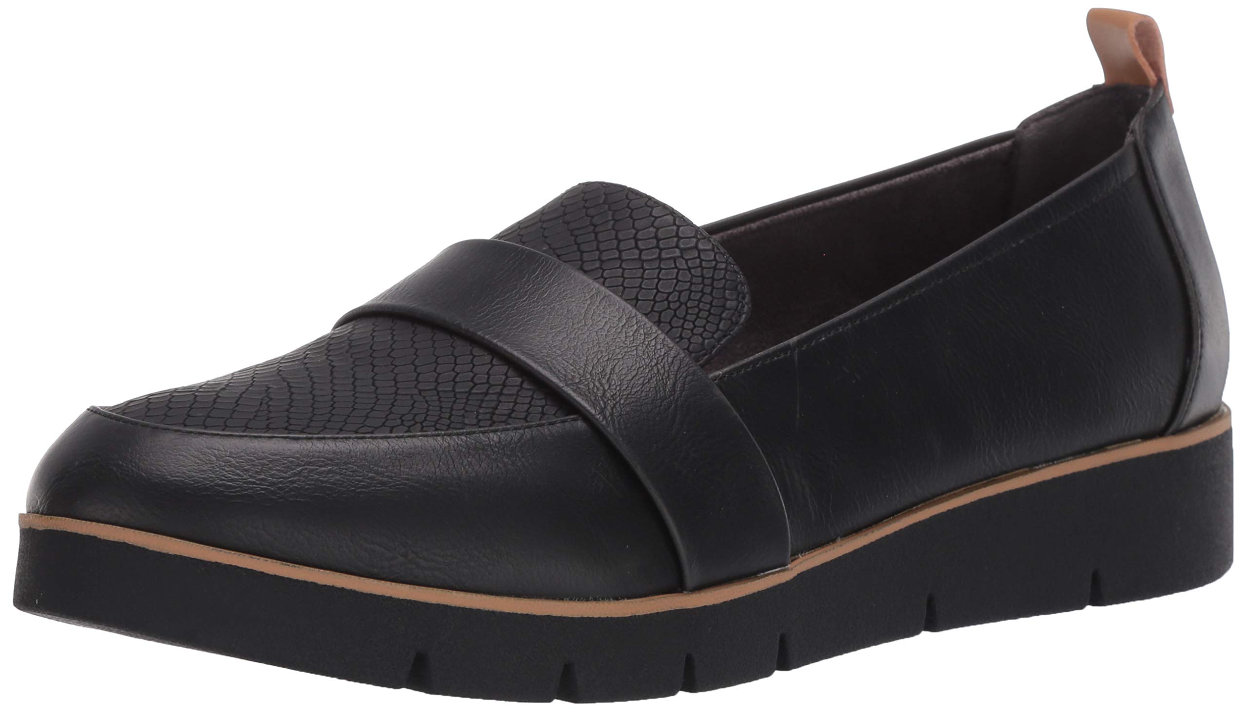 Dr. Scholl's Shoes Women's Webster Loafer, Black, 10 Wide US