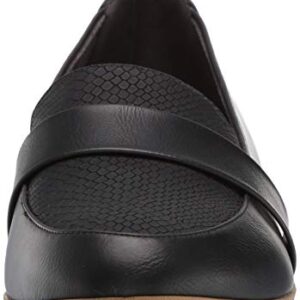 Dr. Scholl's Shoes Women's Webster Loafer, Black, 10 Wide US