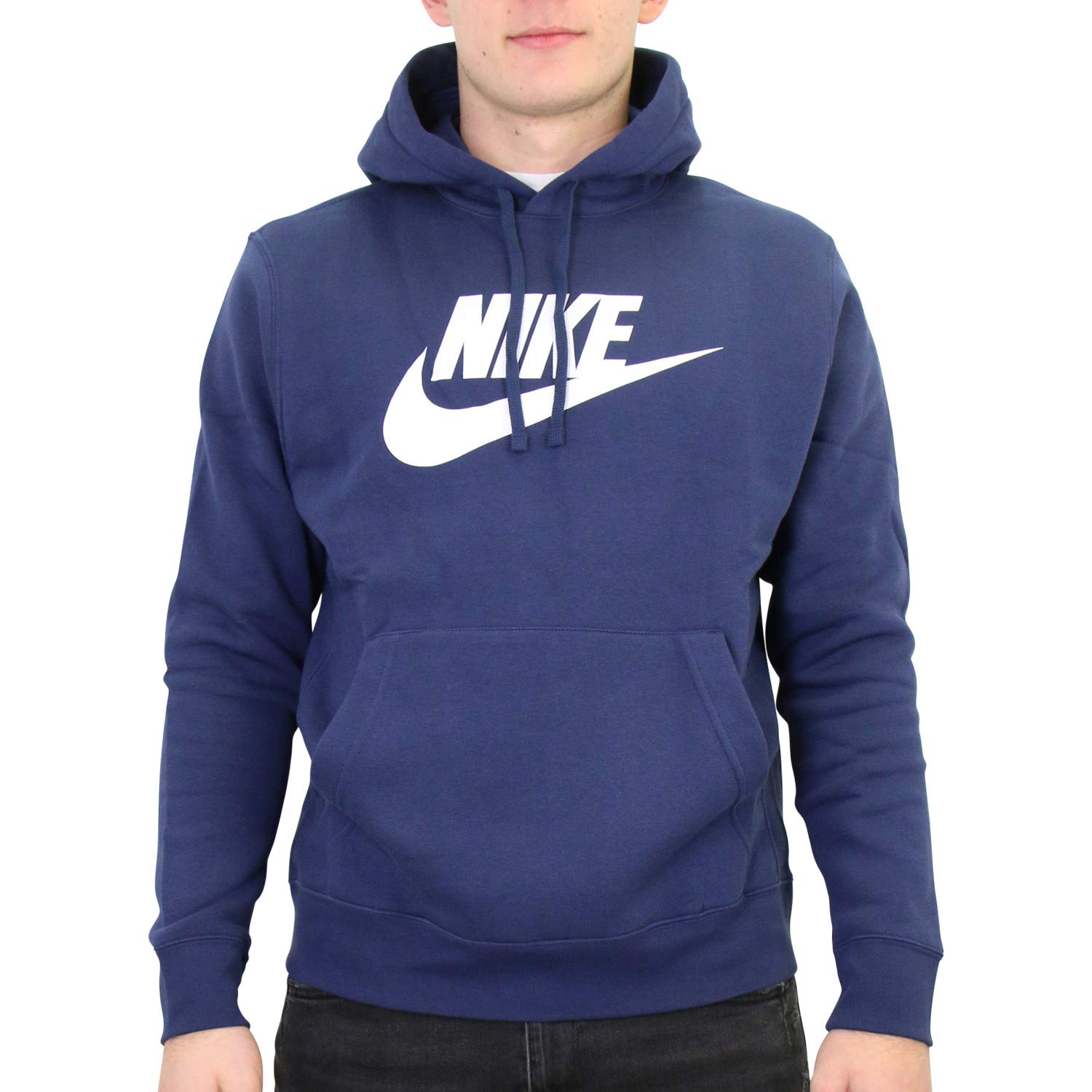 Nike Men's Graphic Pullover Hoodie Navy