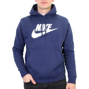 Nike Men's Graphic Pullover Hoodie Navy