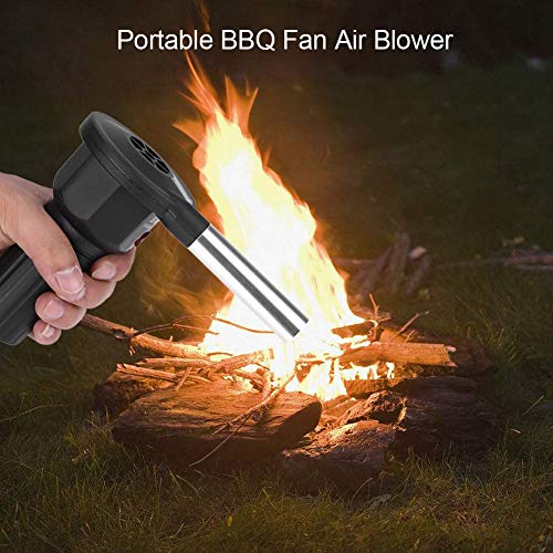 Yosoo Portable Bbq Fan Air Blower,Charcoal Electric Battery Powered Barbecue Fan Air Blower,Charcoal For Outdoor Camping Picnic Charcoal Grill Barbecue