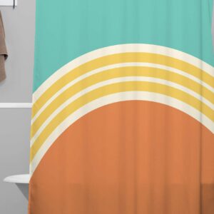 Society6 Urban Wild Studio One Day Ice Cream Shop Shower Curtain, 72" x 69", Multi