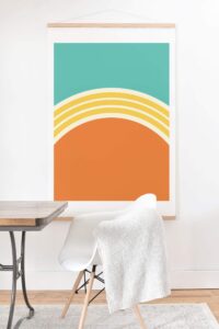 society6 urban wild studio one day ice cream shop art print and hanger, 16"x20", multi