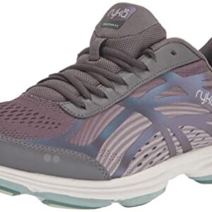 Ryka Womens Devotion Plus 3 Walking Shoe, Grey Aqua, 9 US