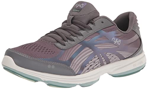 Ryka Womens Devotion Plus 3 Walking Shoe, Grey Aqua, 9 US