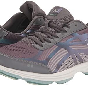 Ryka Womens Devotion Plus 3 Walking Shoe, Grey Aqua, 9 US