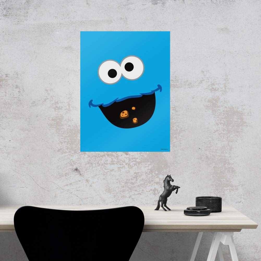 Sesame Street Cookie Monster Face Home Business Office Sign