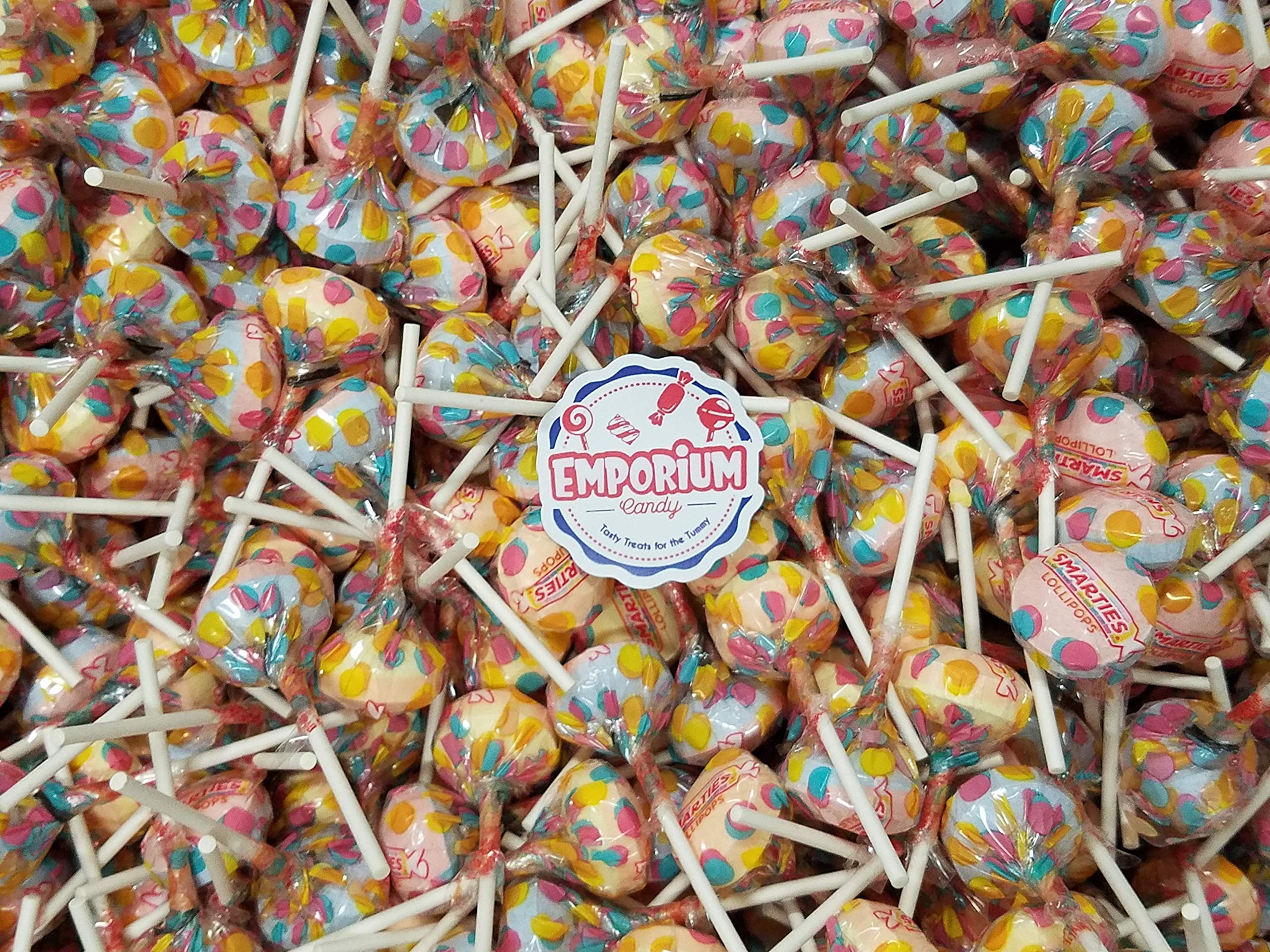 Smarties Lollipops - Individually Wrapped 1.5 lbs Fresh Bulk Assorted Lollipop Candy