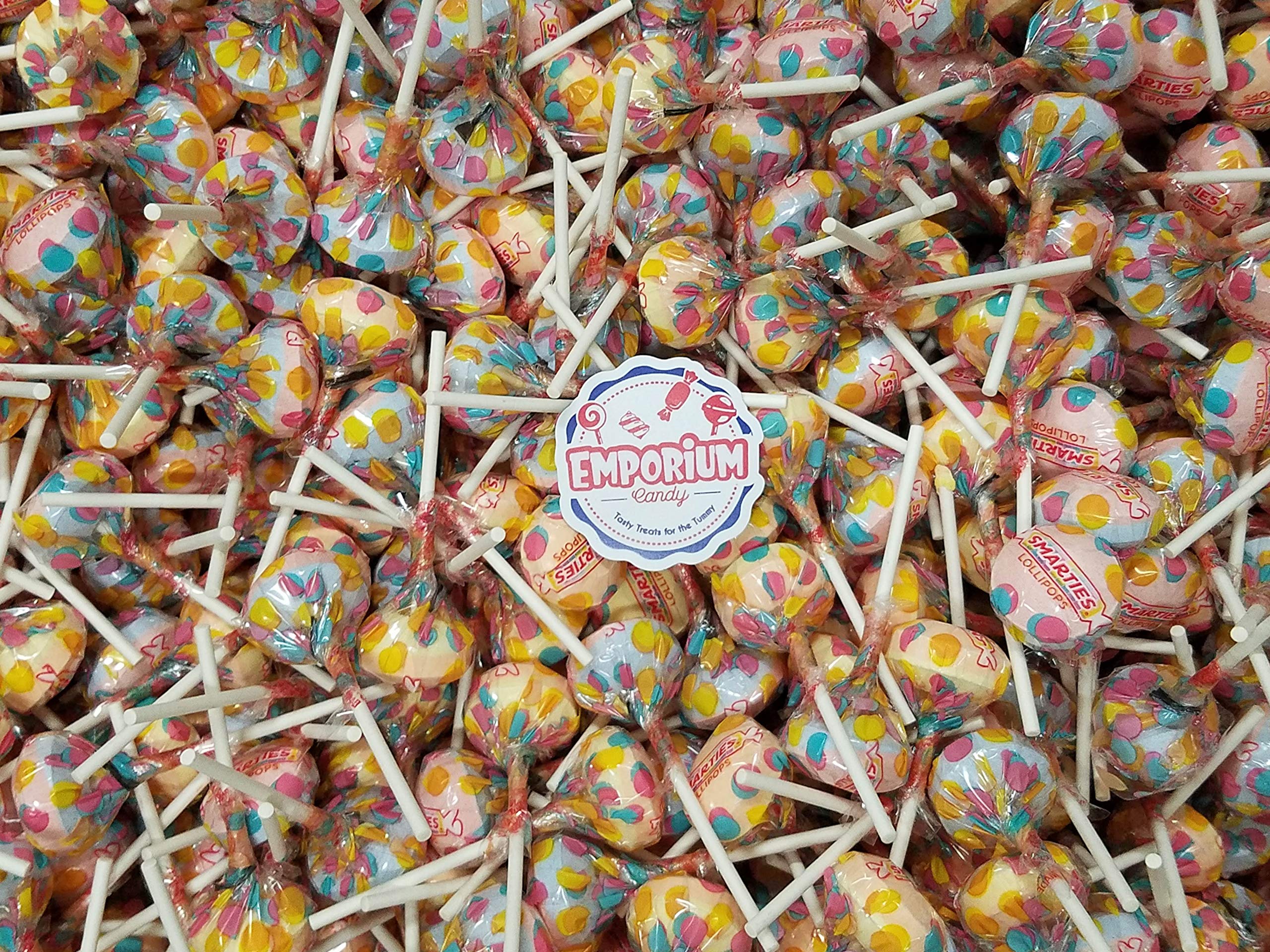 Smarties Lollipops - Individually Wrapped 1.5 lbs Fresh Bulk Assorted Lollipop Candy