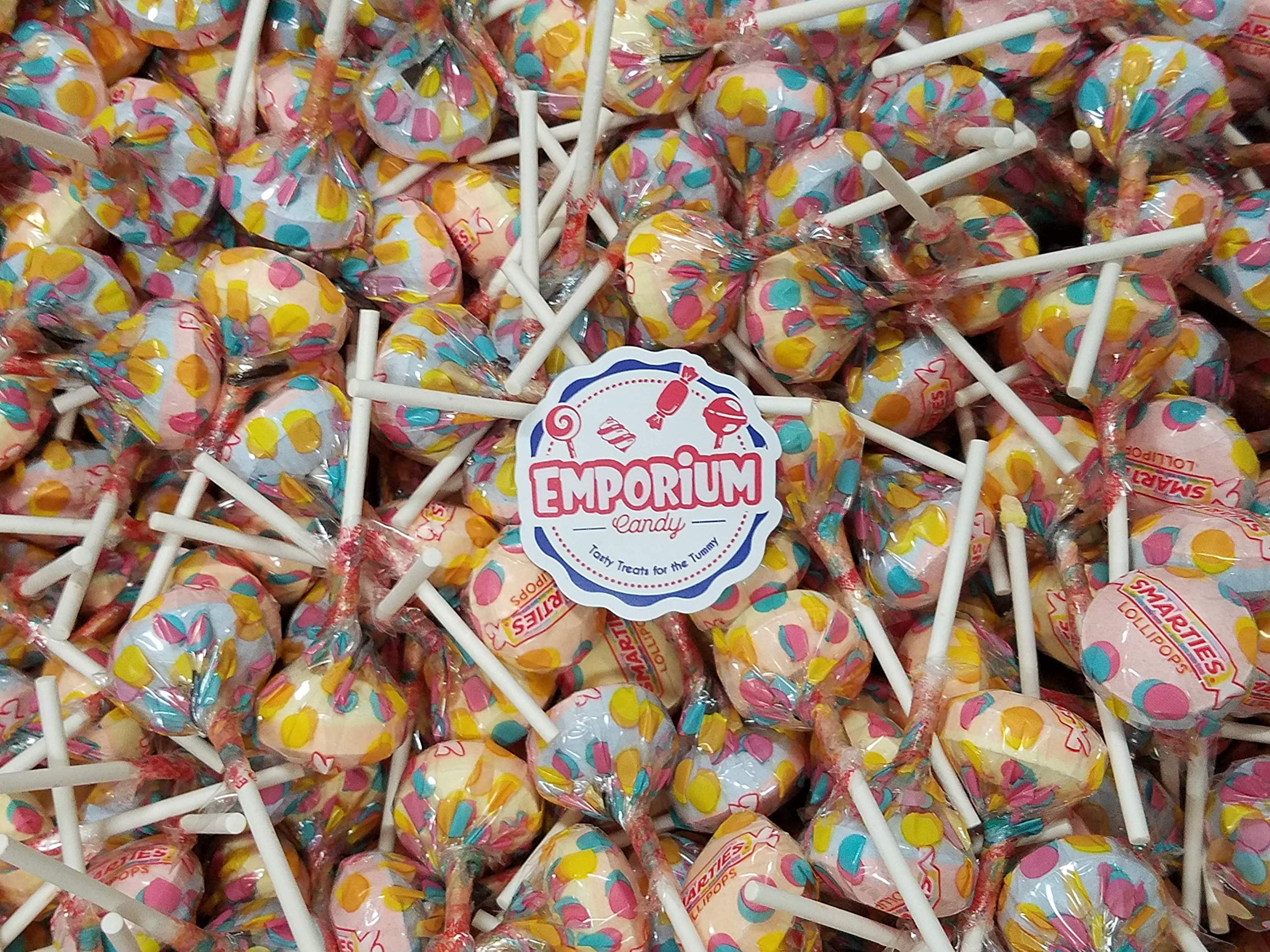 Smarties Lollipops - Individually Wrapped 1.5 lbs Fresh Bulk Assorted Lollipop Candy