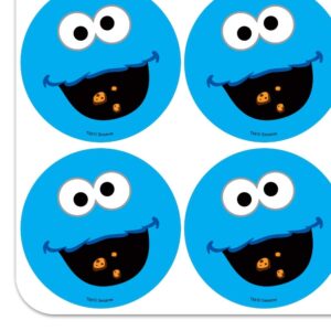 Sesame Street Cookie Monster Face Planner Calendar Scrapbooking Crafting Stickers