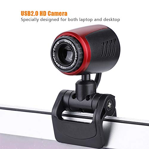 ASHATA Webcam 0.3MP, USB2.0 Web Camera Cam with MIC 360° for Computer PC Laptop for Skype/for MSN for Windows 2000 / XP / win7 / win8 / win10 / Vista 32bit