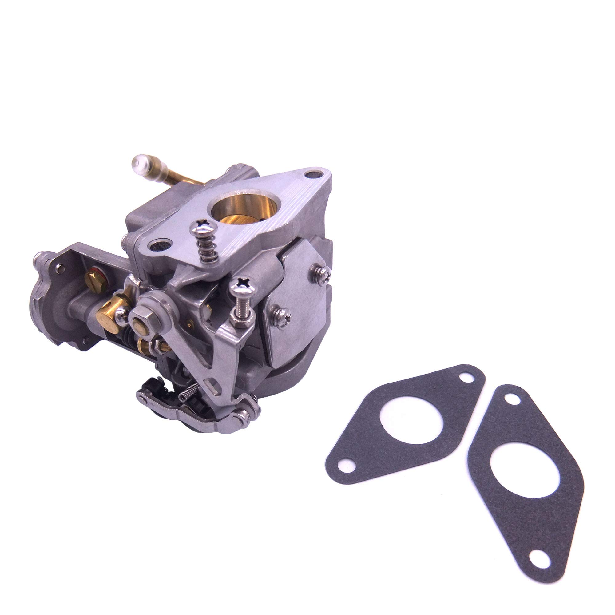 Boat Engine 3303-895110T01 3303-895110T11 3303-8M0104462 1300-8M0167272 Carburetor Assy and 27-835383001 Gaskets for Mercury Marine Mercruiser Quicksilver 8HP 9.9HP 4-Stroke Outboard Motor