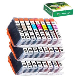 NEXTPAGE CLI42 Ink Cartridges Replacement for Canon CLI 42 CLI-42 Ink Cartridges for Pixma Pro100 Printer(3 Black, 3 Cyan, 3 Grey, 3 Light Grey, 3 Magenta, 3 Yellow, 3 Photo Cyan, 3 Photo Magenta)